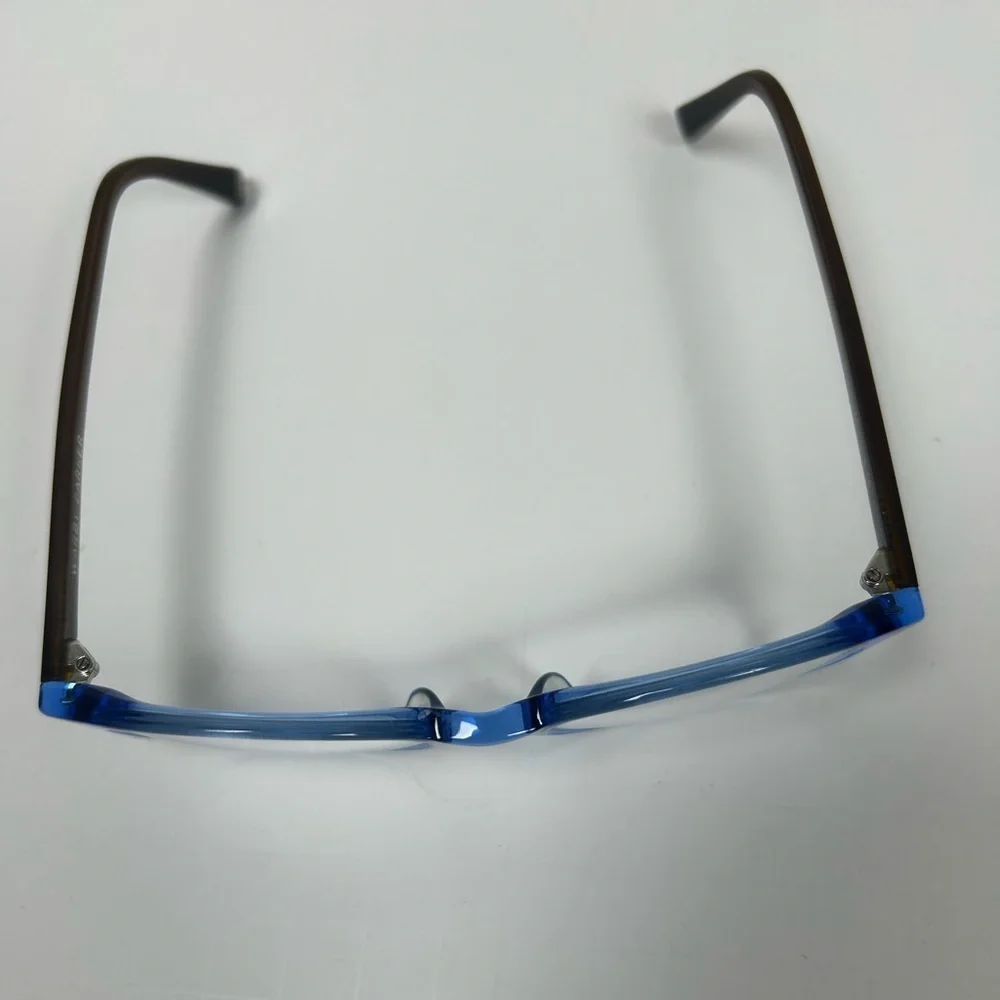 Warby Parker Watts Frames Blue and Brown